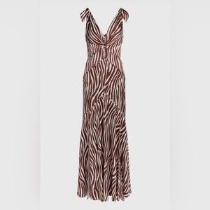 DVF Scarlette silk dress in Milton Ivory size 12